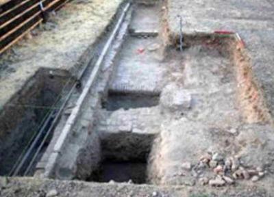 کشف بقایای حمام صفوی در مجموعه دولت خانه صفوی قزوین