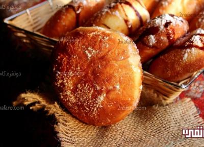 طرز تهیه پیراشکی کرم دار مرحله به مرحله