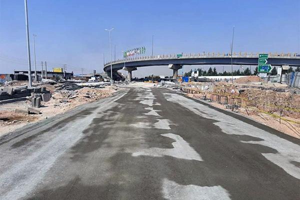تقاطع غیرهمسطح سه راه باقرشهر در یک قدمی افتتاح